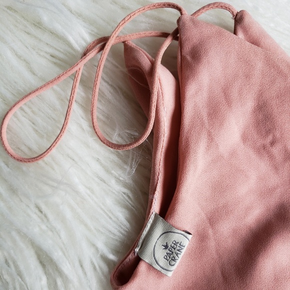 Paper Crane Camisole Crop Top - Pink - Picture 8 of 8